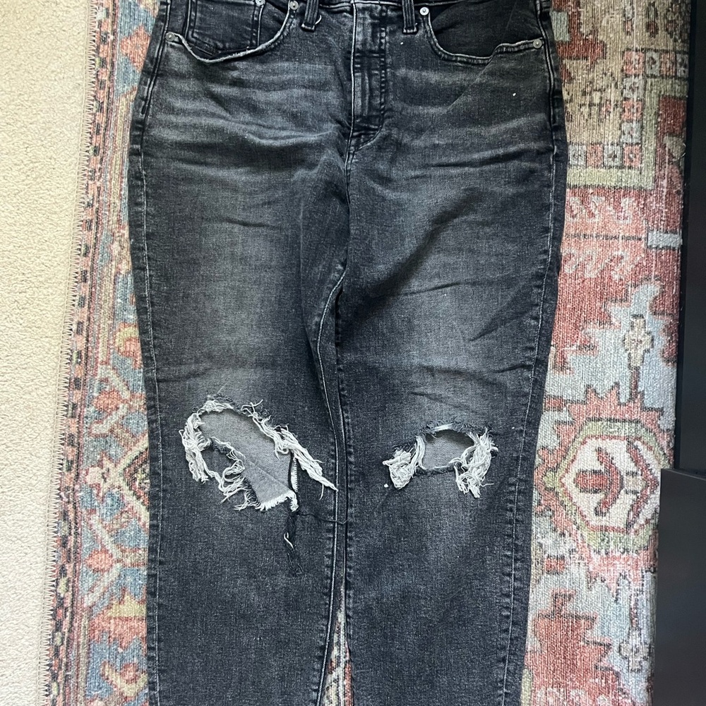 Madewell Distressed Mom Jeans